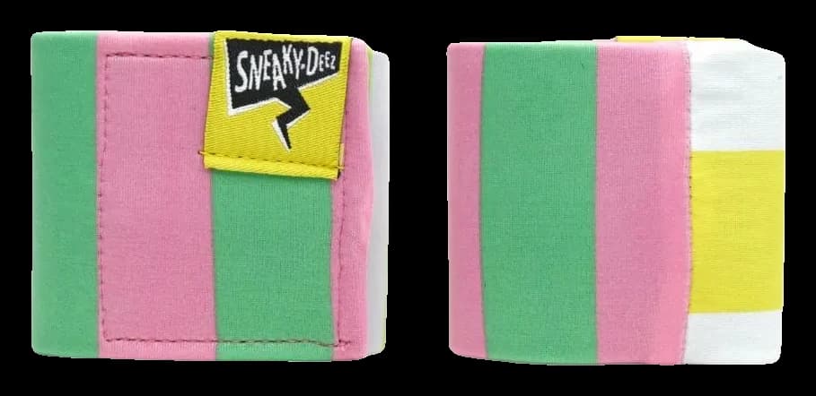 Neon stripe Sneakydeez 1 PAIR ONLY
