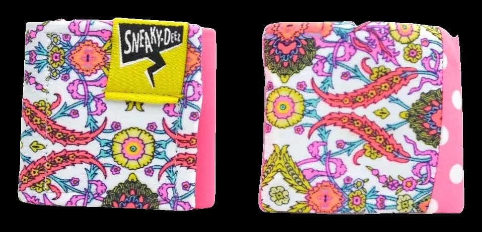 Paisley Floral Sneakydeez 1 PAIR ONLY