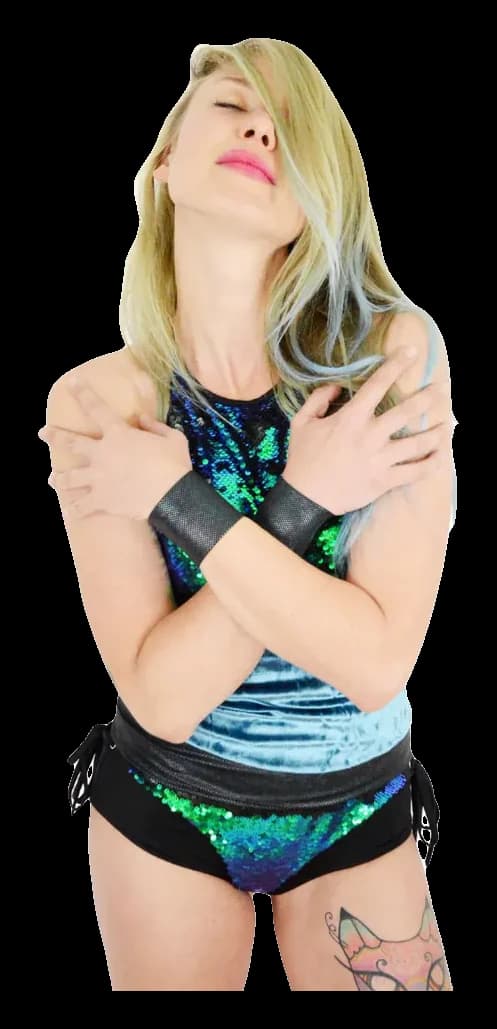Sneakydeez Back Warmers blue plush